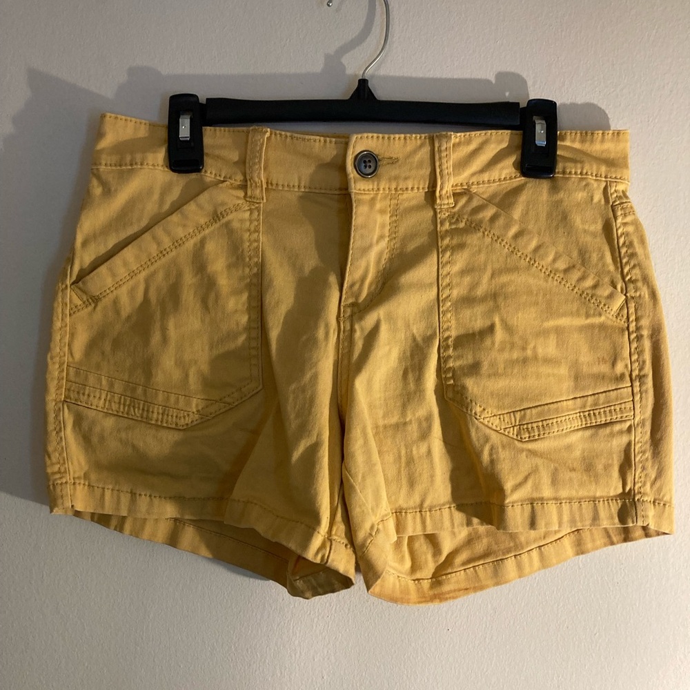 Sunny Yellow Women's Cargo Shorts